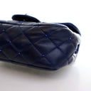 Chanel Mini Blue Lambskin C...