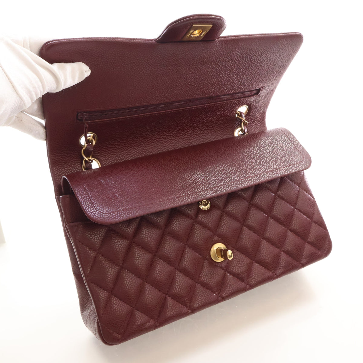 Chanel Medium Caviar Classic Double Flap Bag, photo 16 of 18