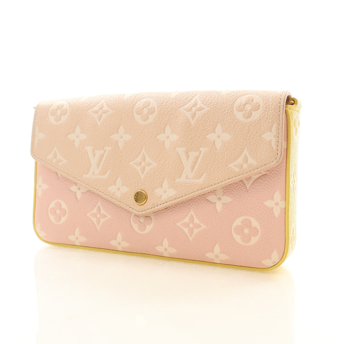 Louis Vuitton Monogram Empreinte Felicie Pochette Chain Wallet, photo 3 of 15