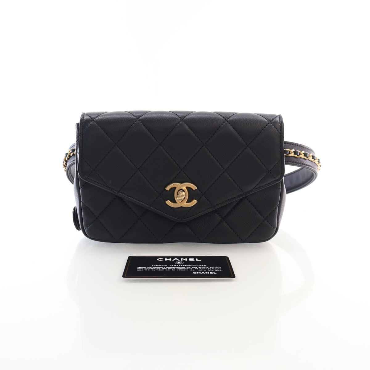 Pre-Owned Chanel Belt Bag Lambskin, front view, photo 17 of 17