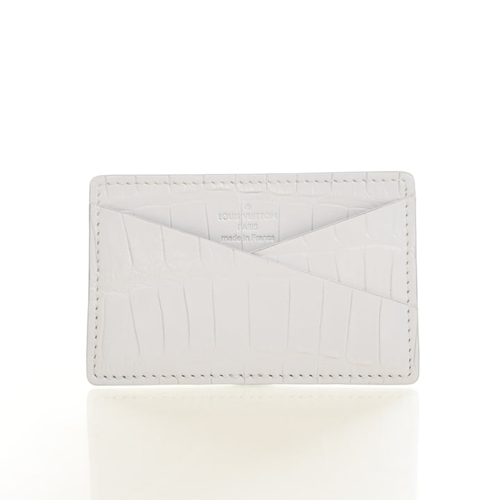Louis Vuitton Crocodile Card Holder