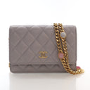 Chanel Mini Lambskin Gem Wa...