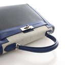 Hermes Bleu Saphir Toile H ...
