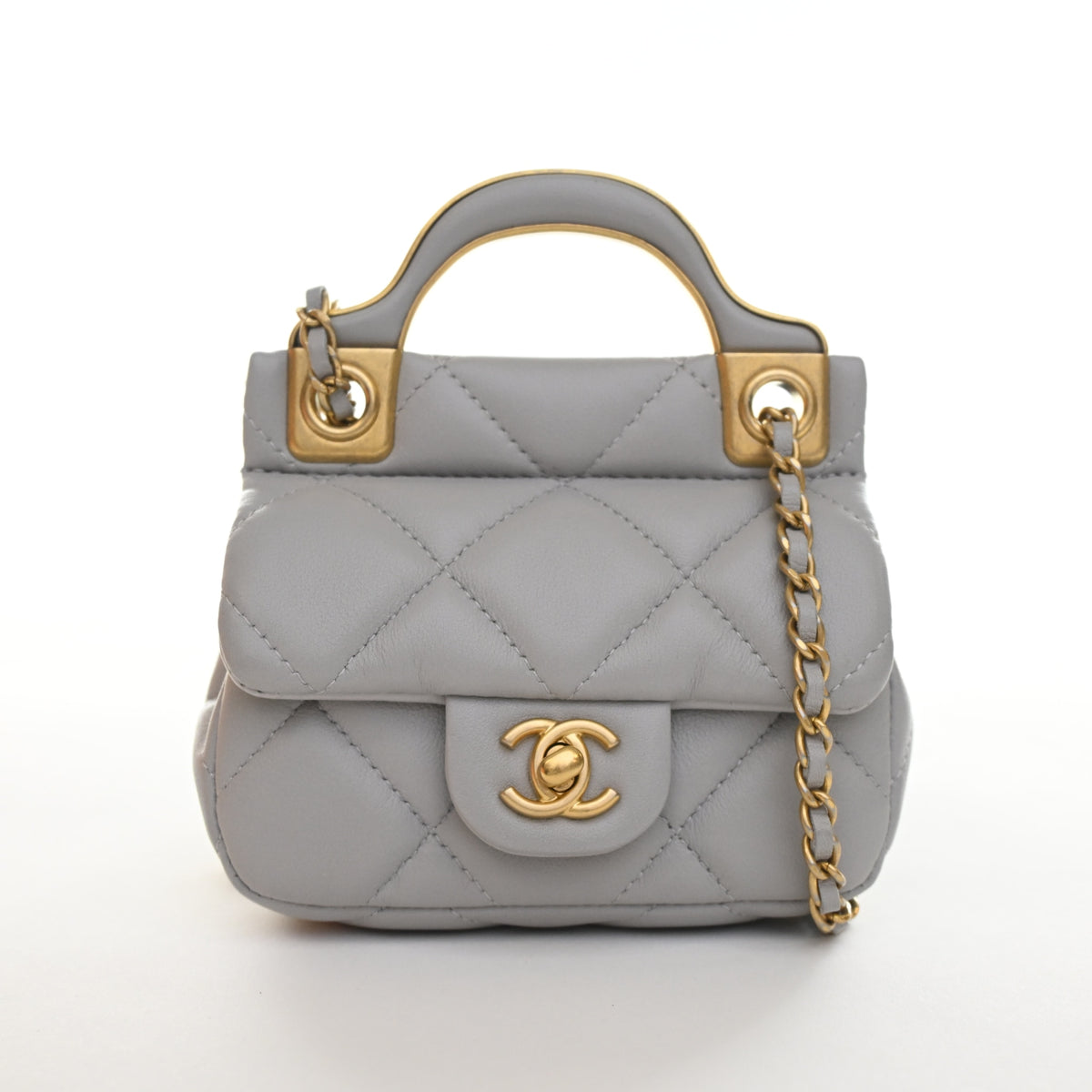 Chanel Lambskin Lady Flap Card Holder With Chain, photo 1 of 14