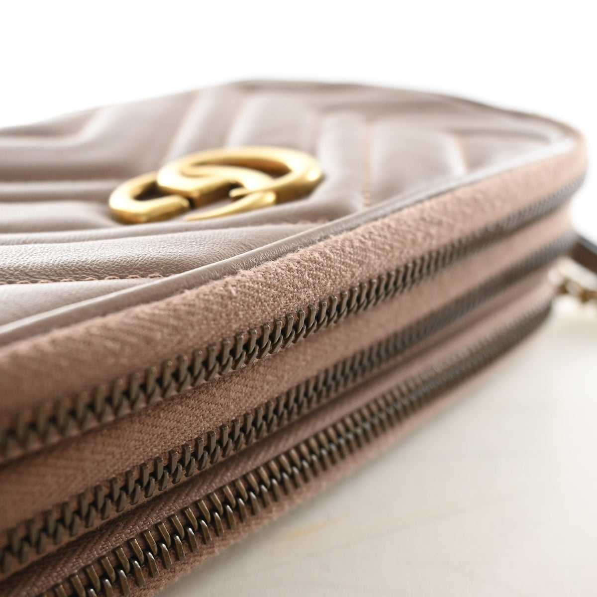 Gucci Mini Calfskin Marmont Triple Zip Crossbody Bag, photo 15 of 15