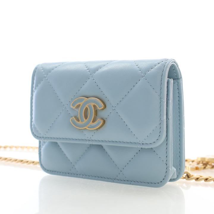Chanel Mini Lambskin Flap Belt Bag