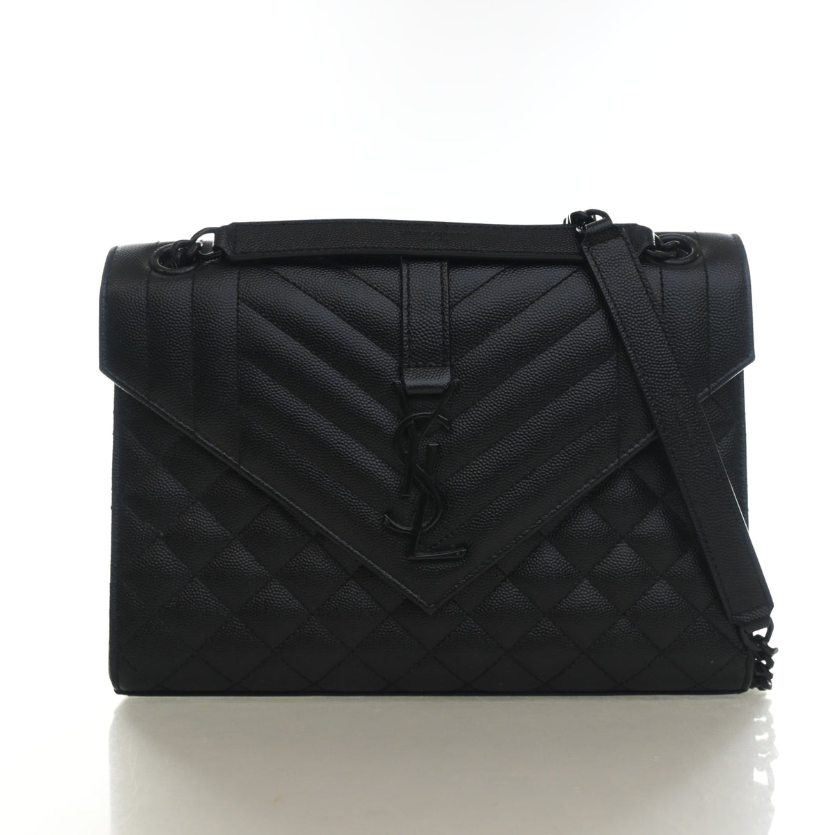 Saint Laurent Medium Calfskin Envelope Flap Bag, photo 1 of 13