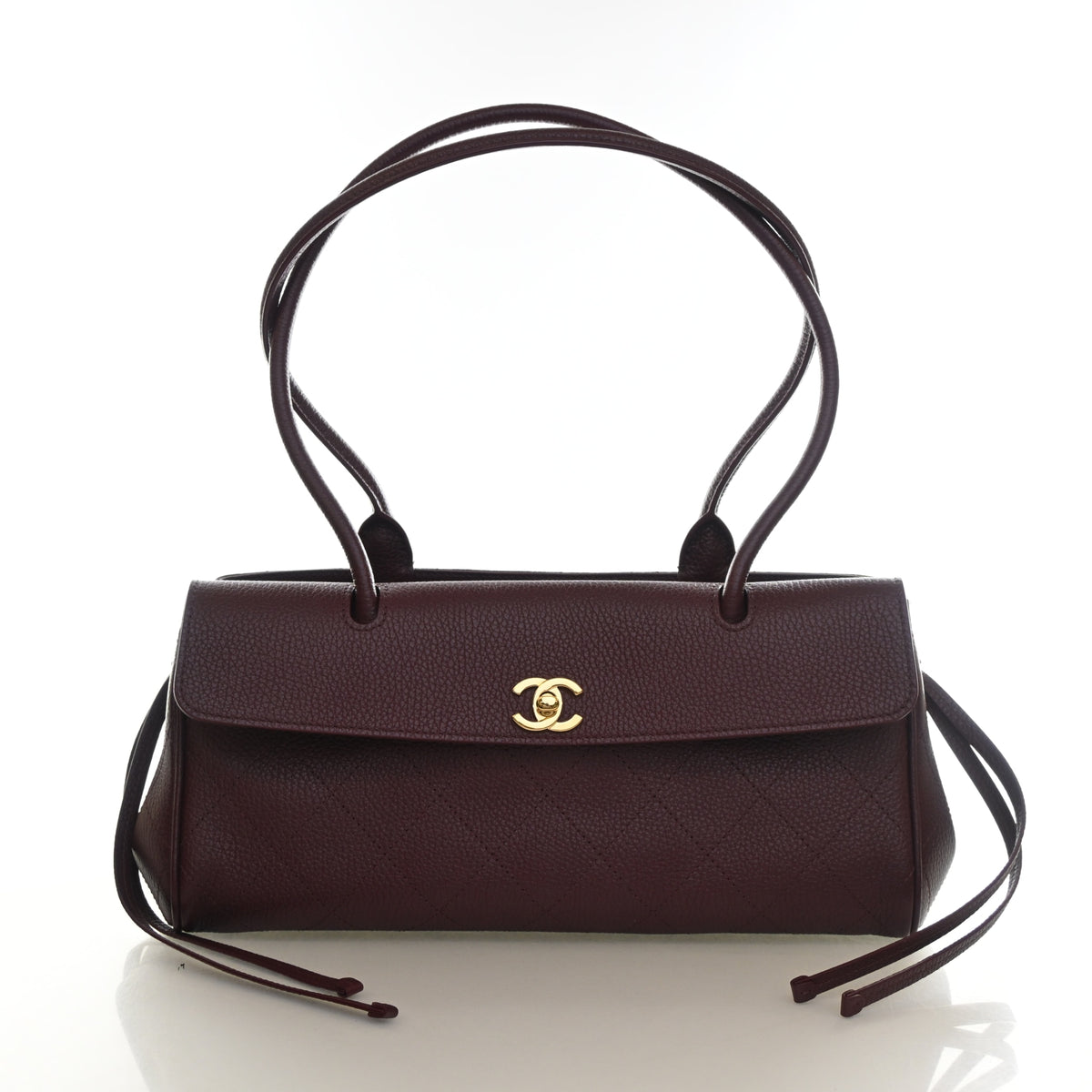 Pre-Owned Chanel Small Calfskin Urban Essentials Shopping Bag, front view, authenticated at Luxe Du Jour