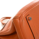Hermes Orange H Clemence Bi...