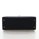 Hermes Noir Ostrich Sellier...
