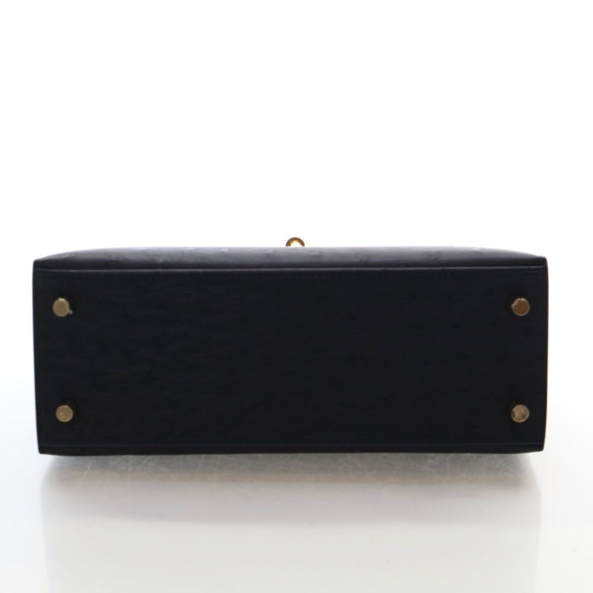 Hermes Noir Ostrich Sellier Kelly 25, photo 5 of 18