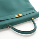 Hermes Malachite Togo Kelly 35