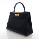 Hermes Vintage Noir Box Cal...