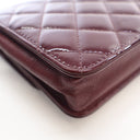 Chanel Patent Wallet On Cha...