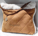 Chanel 22 hobo shearling