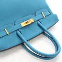 Hermes Turquoise Togo Birki...
