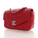 Chanel Mini Caviar Chevron ...