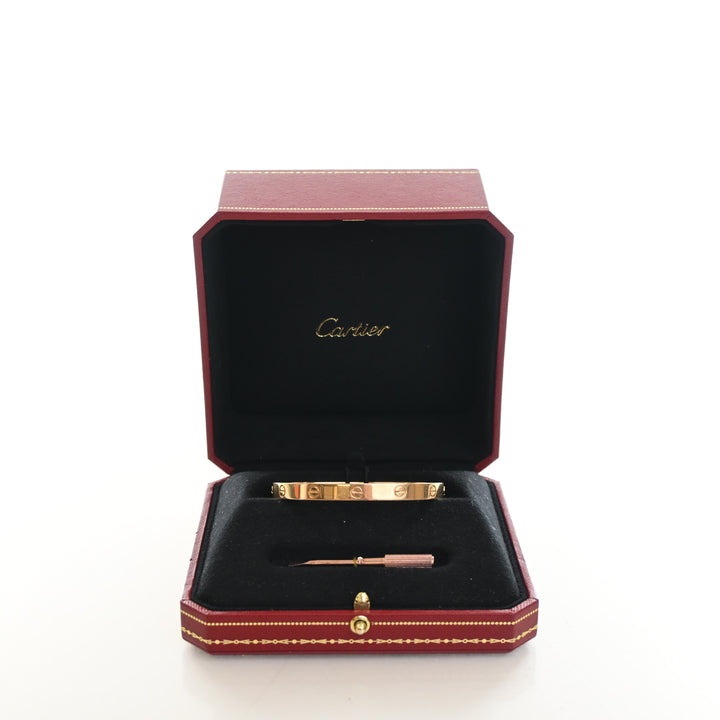 Cartier Classic Model Love Bracelet Sz 18