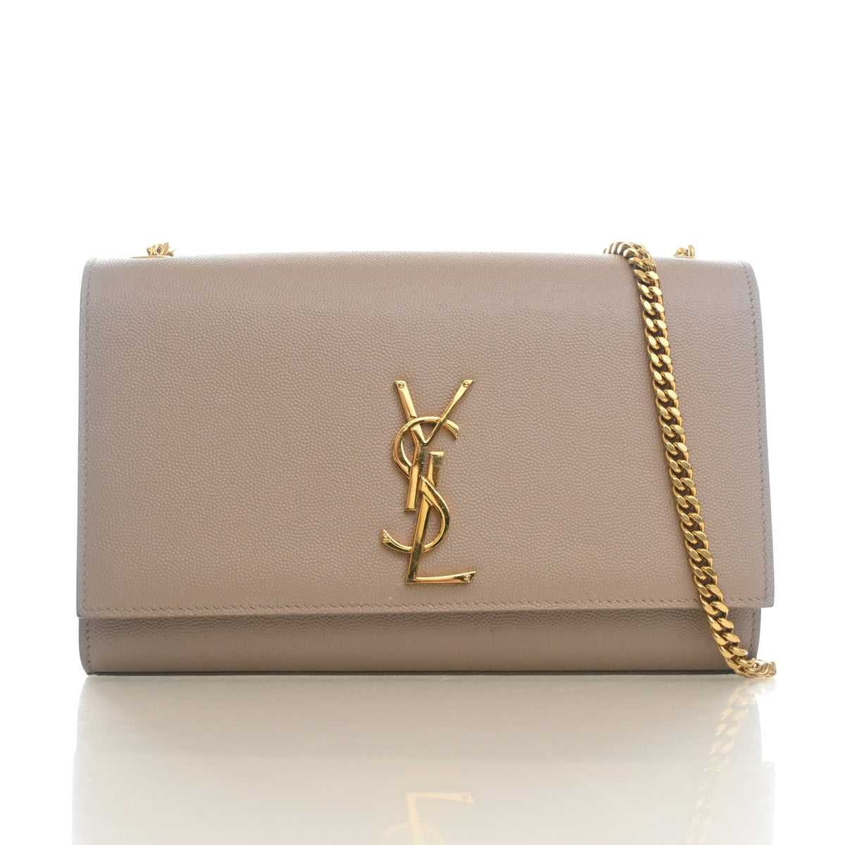 Pre-Owned Saint Laurent Medium Calfskin Kate Chain Bag, front view