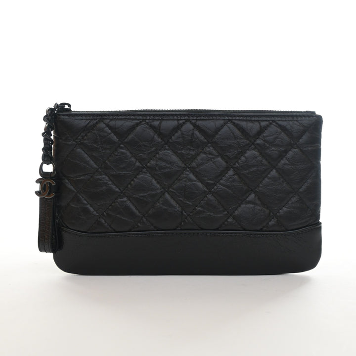 Chanel Aged Calfskin Gabrielle Pouch