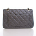 Chanel Small Grey Lambskin ...
