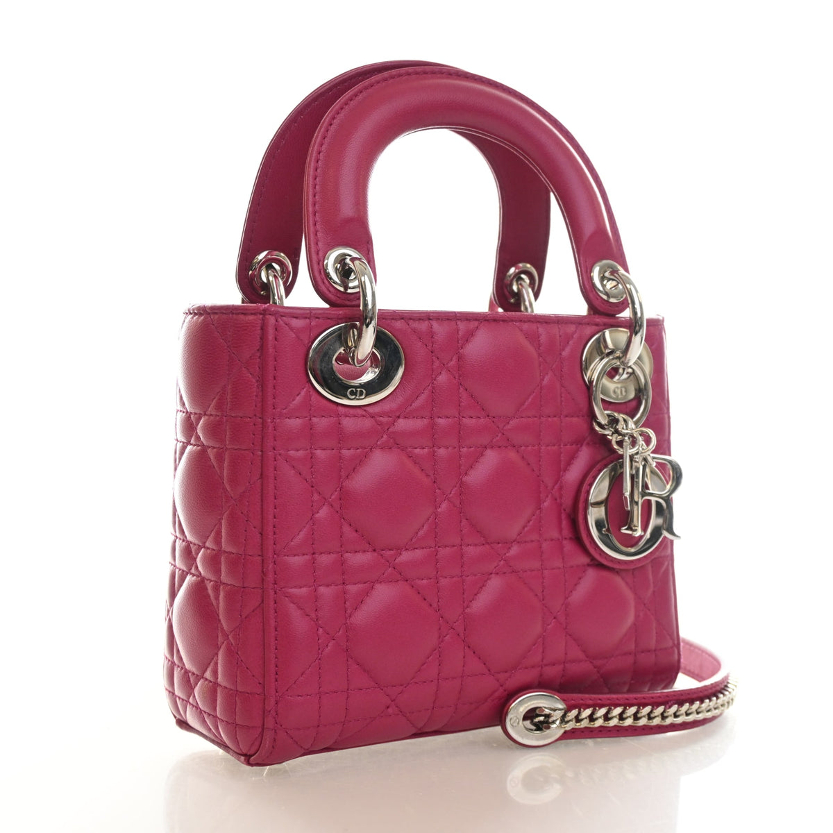 Christian Dior Mini Lambskin Lady Dior, photo 2 of 17