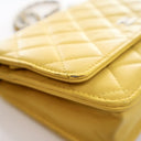 Chanel Yellow Lambskin Wall...