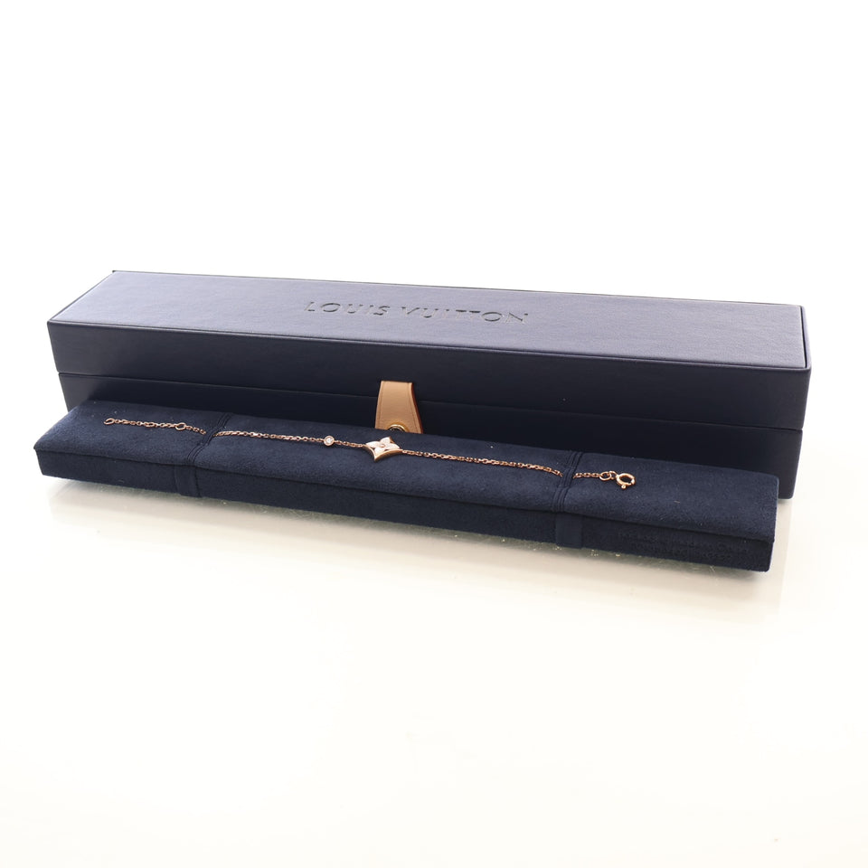 Louis Vuitton 18K Pink Gold Mother of Pearl Blossom BB Star Bracelet