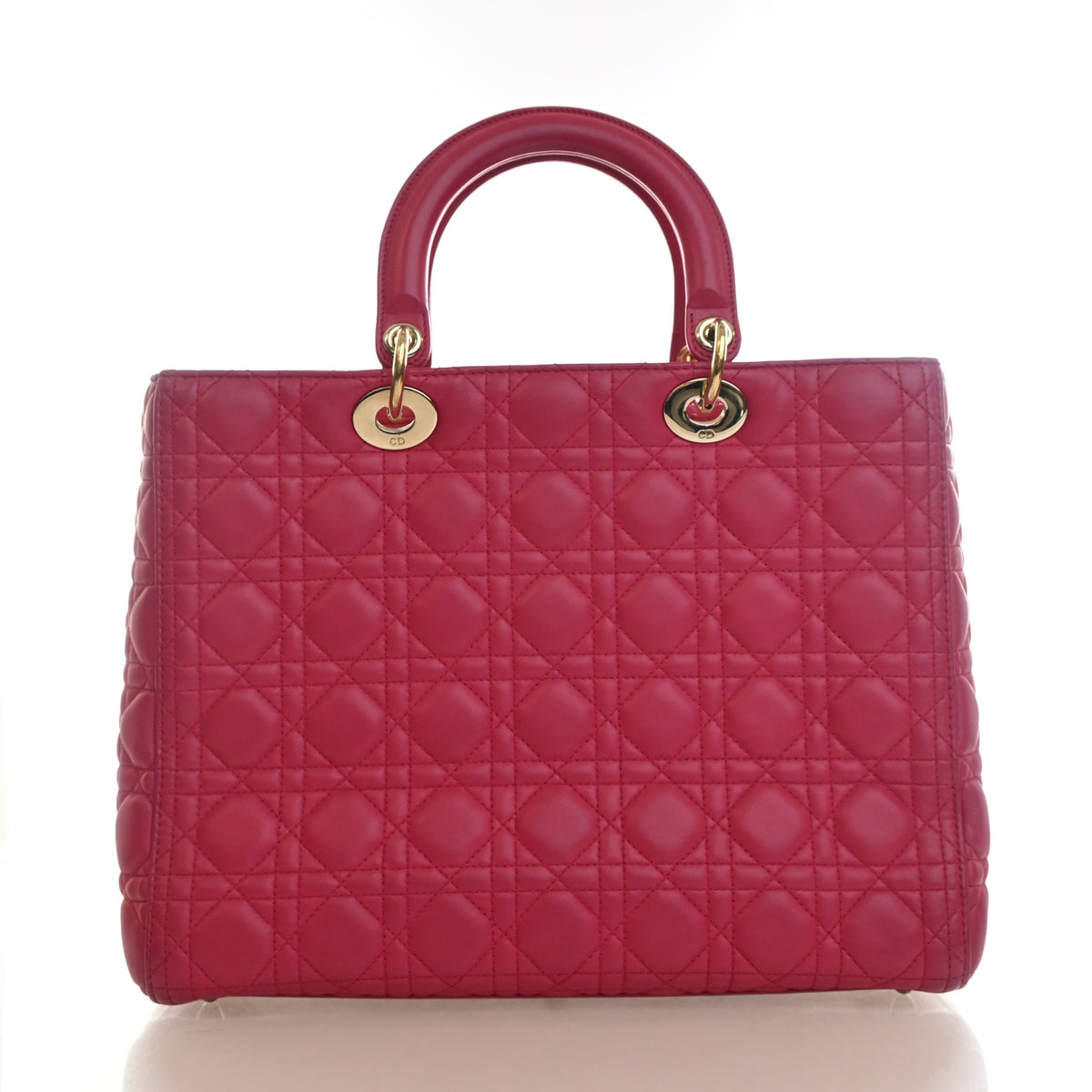Pre-Owned Christian Dior Lady Dior Large Lambskin, front view, photo 14 of 17