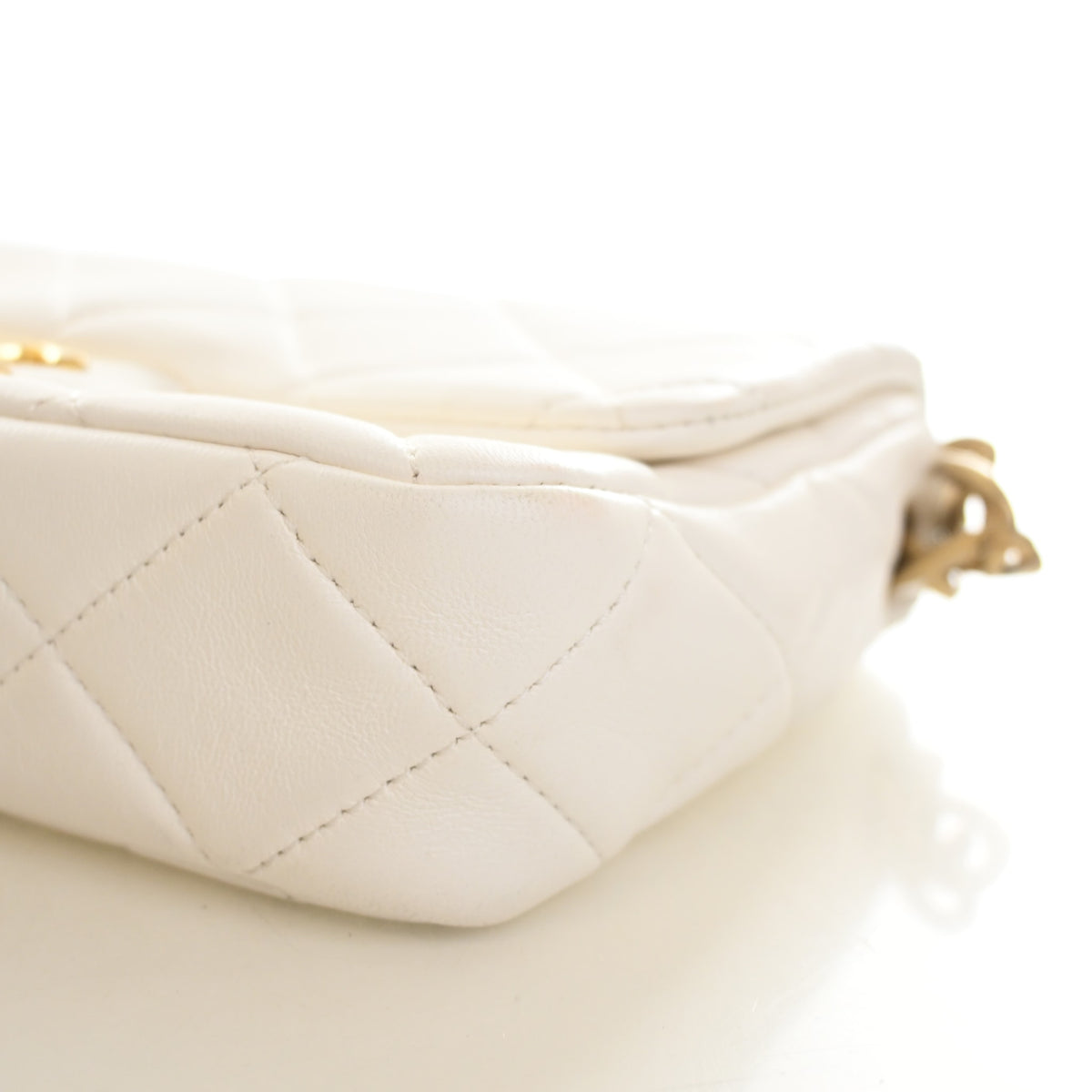 Chanel Small Lambskin Chain Flap Bag, photo 8 of 18