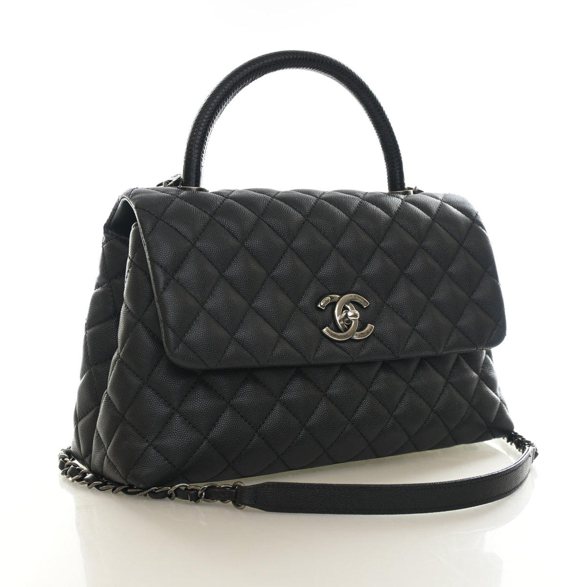 Chanel Medium Caviar Coco Handle Bag, photo 2 of 16