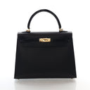 Hermes Noir Veau Madame Sel...
