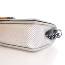 Chanel Medium Silver Lambsk...