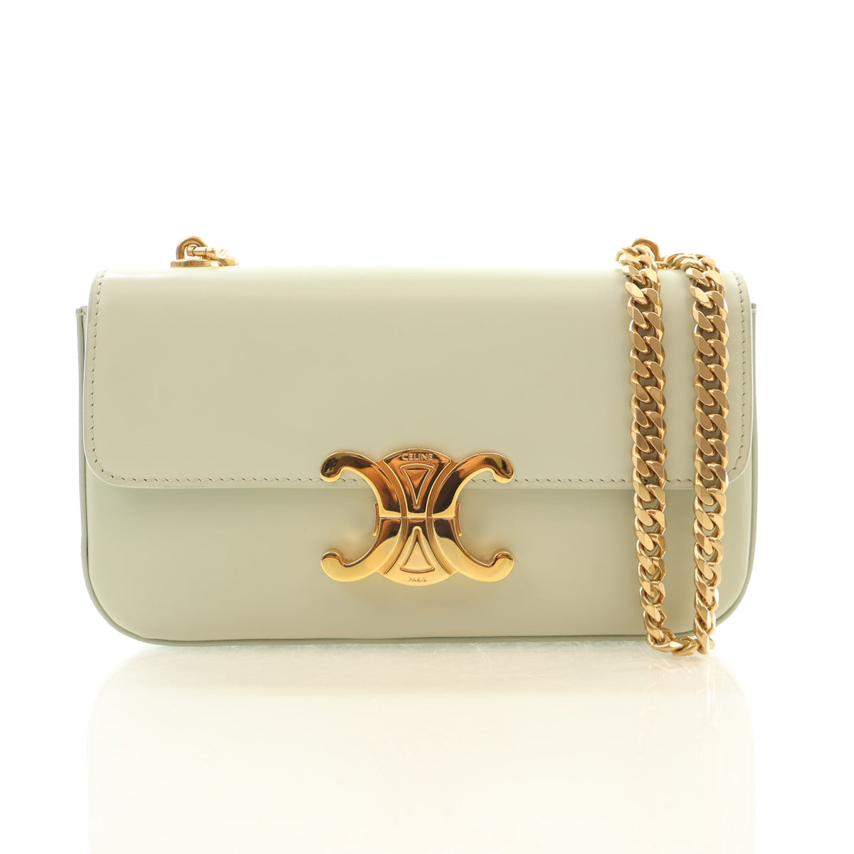 Celine Calfskin Triomphe Flap Bag, photo 1 of 15
