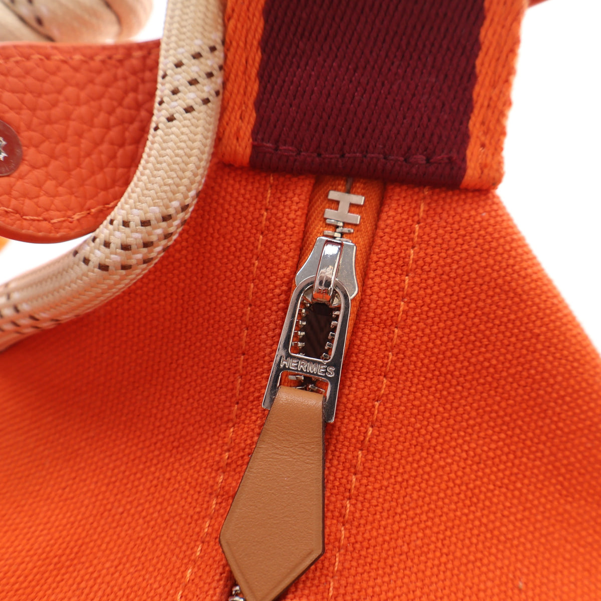 Hermes Orange Feu Toile Bride-A-Brac Case Small Model, photo 15 of 17