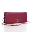 Chanel Lambskin Clutch On Chain