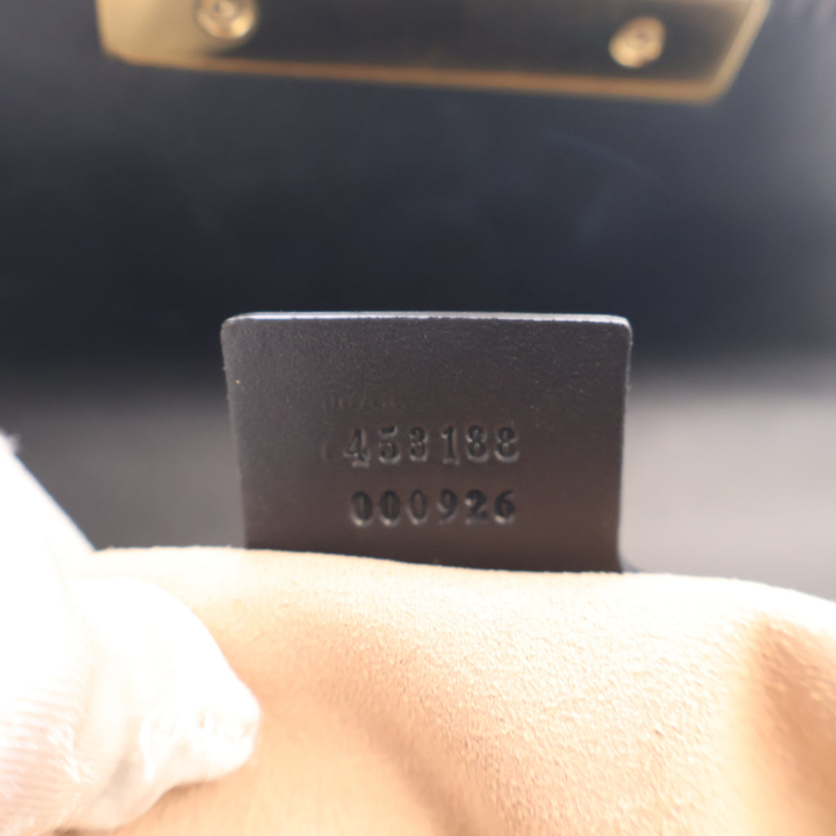 Gucci Small Guccissima Padlock Top Handle Bag, photo 18 of 21