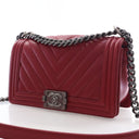 Chanel Medium Caviar Boy Fl...