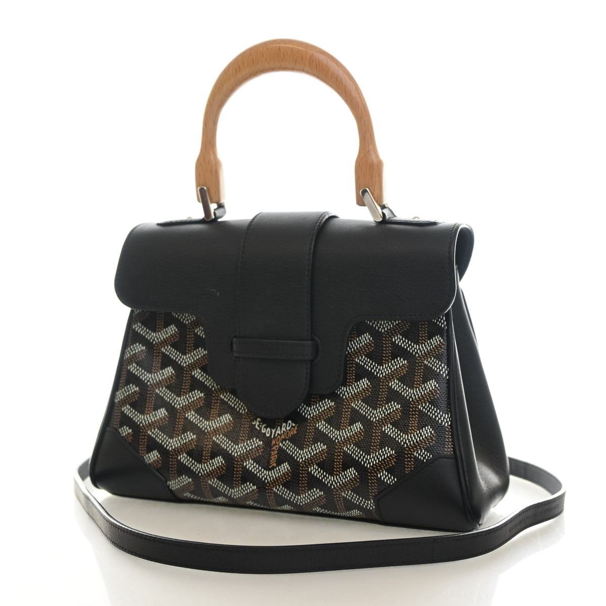 Pre-Owned Goyard Mini Goyardine Saigon, three-quarter view