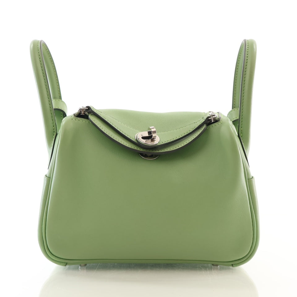 Hermes Vert Criquet Swift Mini Lindy 20