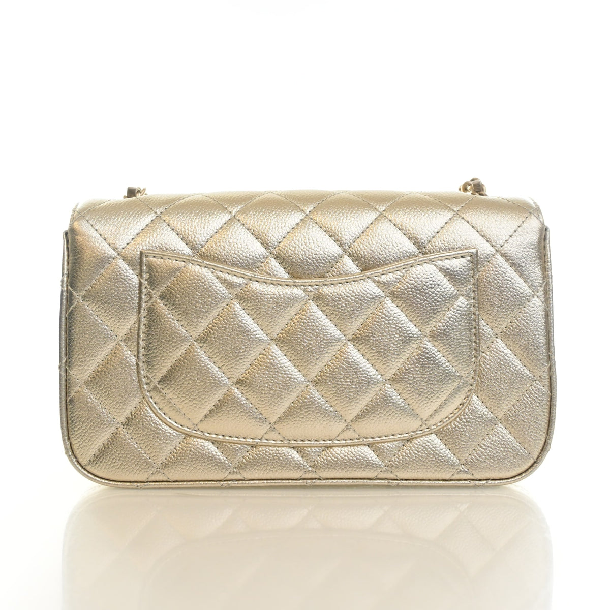 Chanel Mini Caviar Rectangular CC Slide Flap Bag, photo 11 of 15