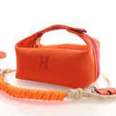 Hermes Orange Feu Toile Bri...