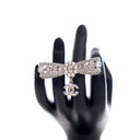 Chanel Crystal CC Bow Ring