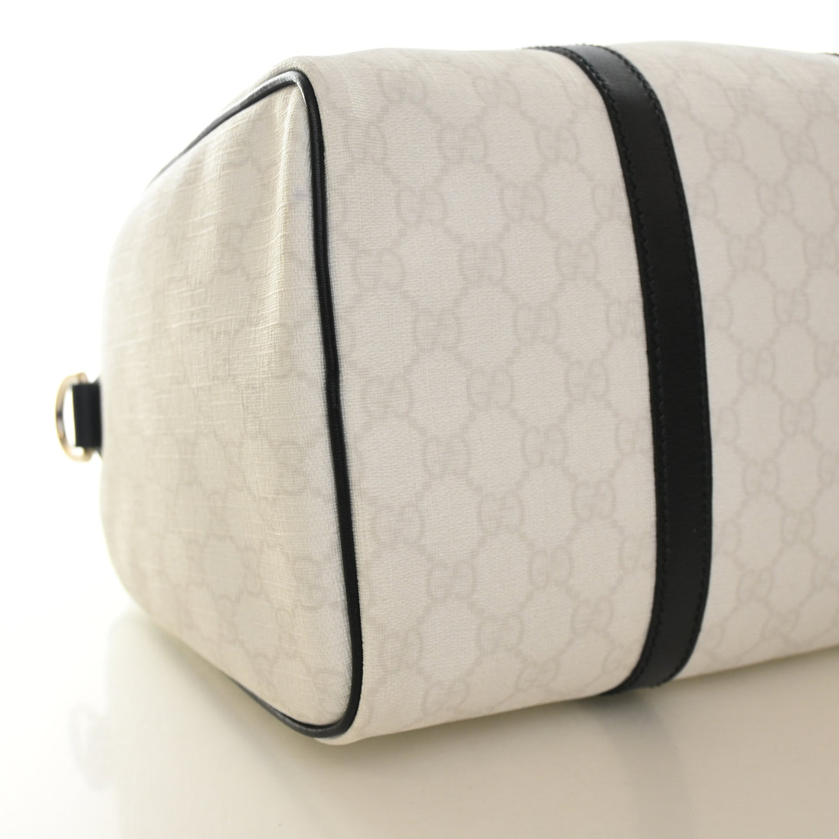 Pre-Owned Gucci Medium GG Supreme Joy Boston Bag, side profile