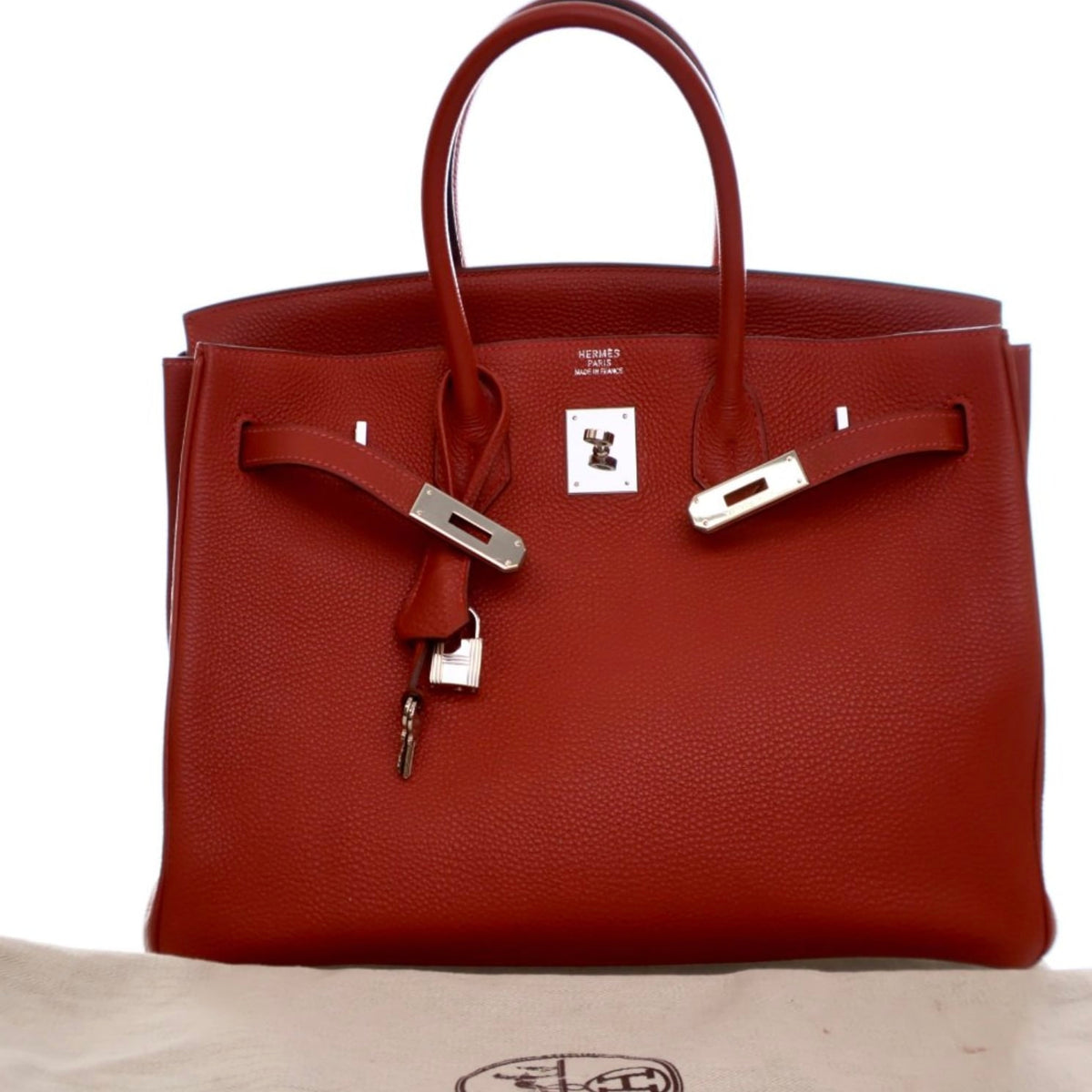 Hermes Rouge Vif Togo Birkin 35, photo 20 of 20