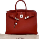 Hermes Rouge Vif Togo Birki...