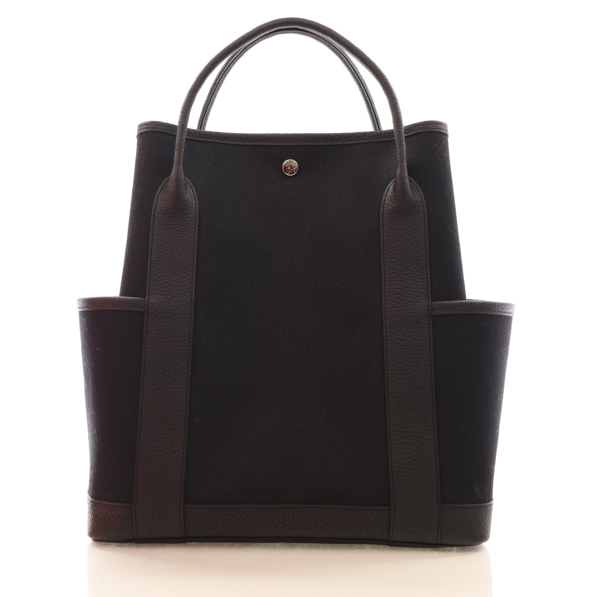 Hermes Noir Toile Garden Party Pockets Vertical Bag, photo 11 of 17