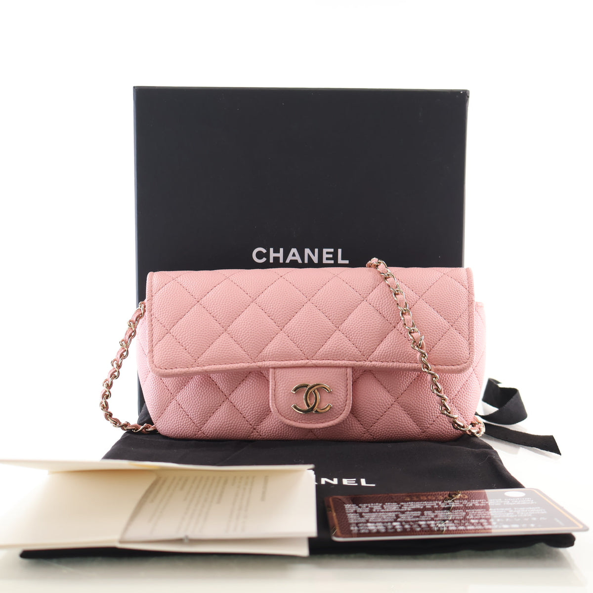 Chanel Caviar Sunglasses Case On Chain, photo 16 of 16