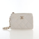 Chanel Lambskin Mesh Pouch Bag