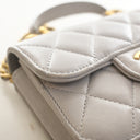 Chanel Mini Lambskin Top Ha...